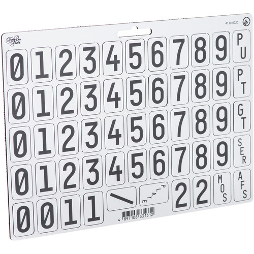 Filmsticks Wet Weather Tab Sheet with Hook-and-Loop Backing (UK/EU)