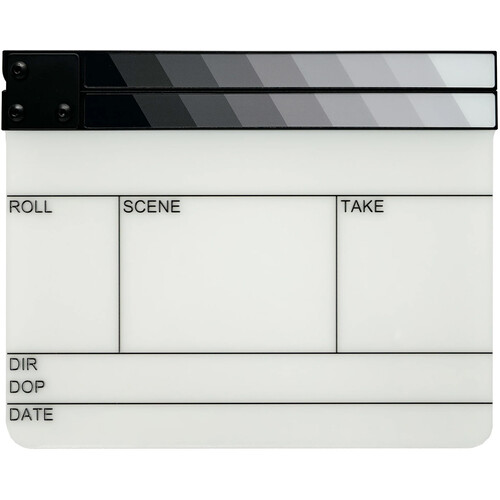 Filmsticks Gripsticks Grayscale Clapperboard Kit (Medium USA Version)