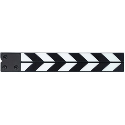 Filmsticks Timecode Gripsticks Clapper Sticks with Black-and-White Chevron (Medium)