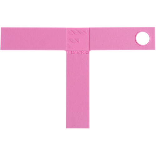 Filmsticks Professional T-Marker for Actor and Camera Positions (Pink)