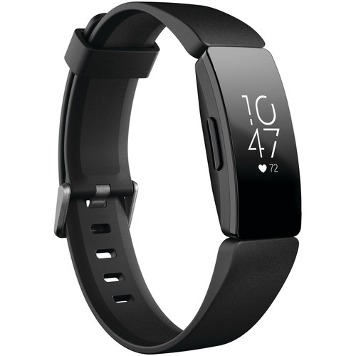 Fitbit Inspire HR Fitness Tracker (Black) FB413BKBK B&H Photo