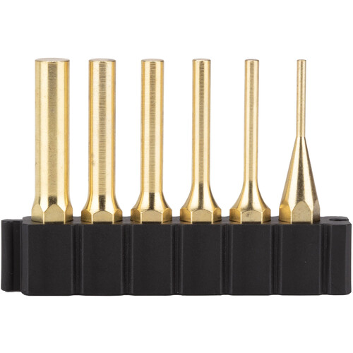 Fix It Sticks Brass Pin Punch Set (6 Punches)