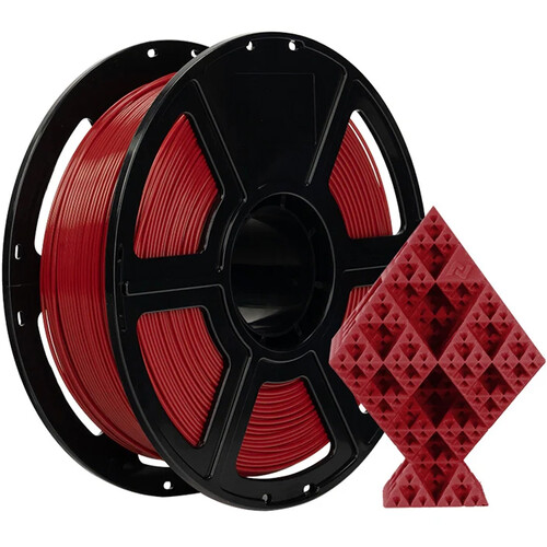 FlashForge 1.75mm High-Speed PLA Filament (2.2 lb Ruby Red)