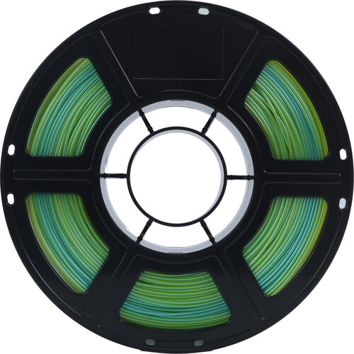 FlashForge 1.75mm High-Speed PLA Filament (2.2 lb Yellow/Green)