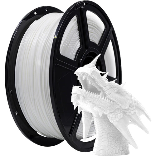 FlashForge 1.75mm PLA Basic Filament (2.2 lb White)