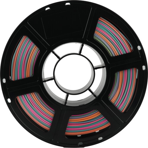 FlashForge 1.75mm PLA Silk Filament (2.2 lb Rainbow Candy)