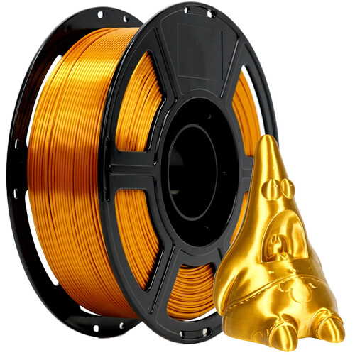 FlashForge 1.75mm PLA Silk Filament (2.2 lb Gold)