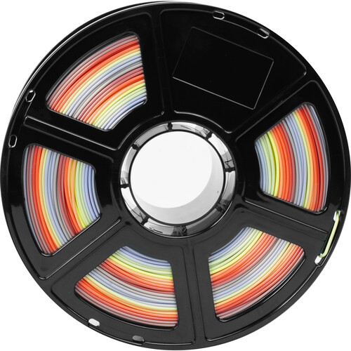 FlashForge 1.75mm PLA Silk Filament (2.2 lb Rainbow)