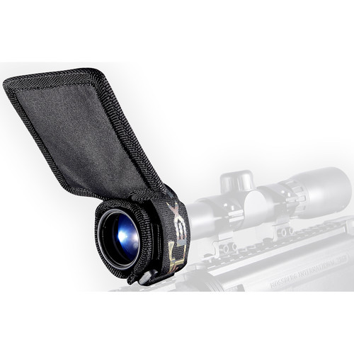 Flex Sun Shade Universal Riflescope Sun Shade (Black) FSS1B B&H