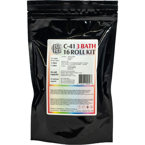 Flic Film 3-Bath C-41 Kit (16 Rolls)