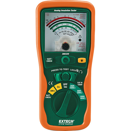 FLIR Extech 380320 Analog High-Voltage Megohmmeter
