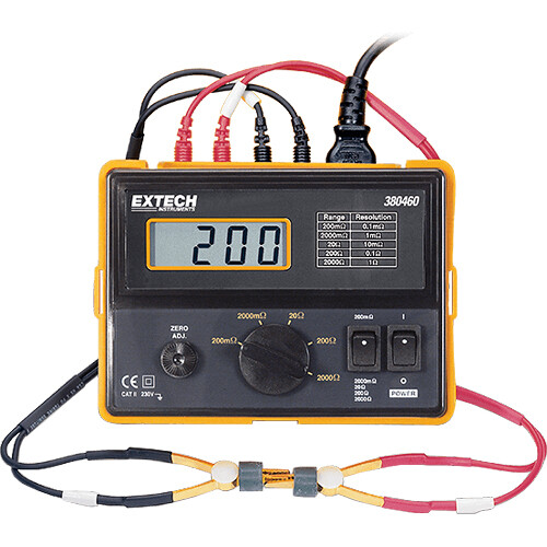 FLIR Precision Milliohm Meter with 4-Wire Harness (110 VAC)