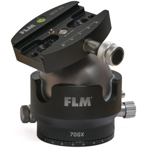FLM 70GX Centerball Tripod Head&nbspwith SRB-80 QR Clamp