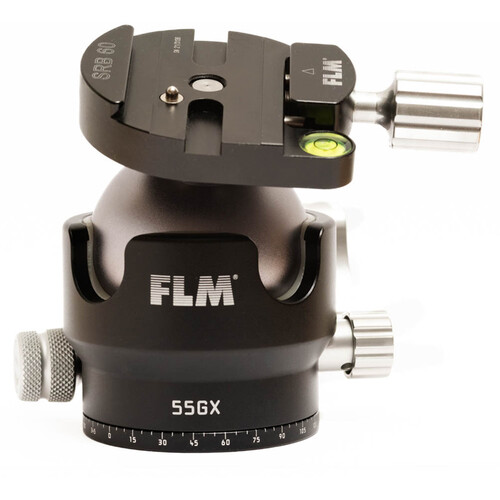 FLM 55GX Centerball Tripod Head&nbspwith SRB-60 QR Clamp