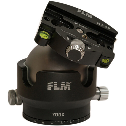 FLM 70GX Centerball Tripod Head&nbspwith QLB-80 QR Clamp