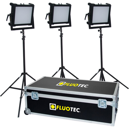 Fluotec CineLight 50 RGB LED Light Panel (V-Mount 3-Light Kit)