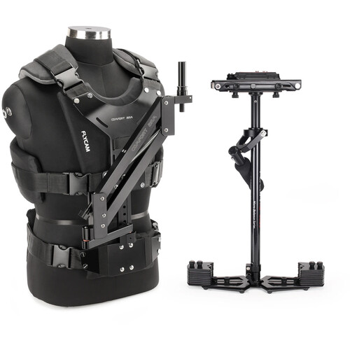 Flycam HD-5000 Stabilizer with Sliding QR Platform Table Clamp and Comfort Arm & Vest