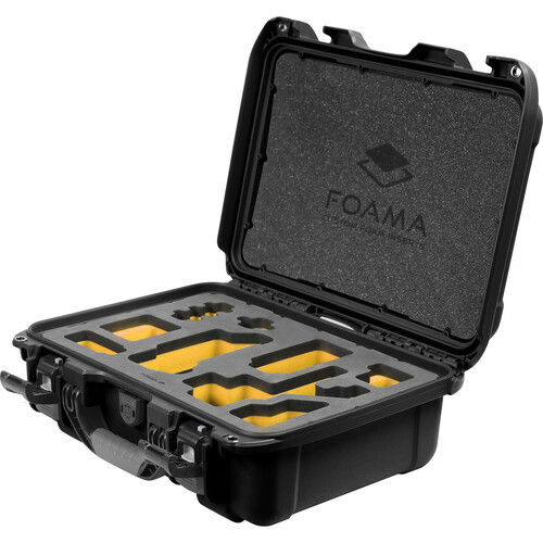 Foama Carry-On Hard Case with Foam Insert for Sony FX-3 (Black/Yellow 16L)