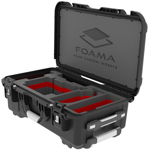 Foama Carry-On Case for ARRI ALEXA (Black/Red Insert)