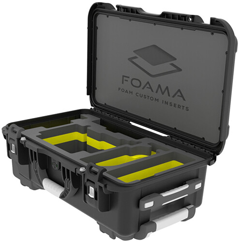 Foama Carry-On Case for ARRI ALEXA (Black/Yellow Insert)