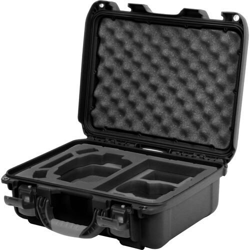 Foama Carry-On Hard Case with Foam Insert for DJI Mini 3 Pro/Mini 4 Pro (Black/Black 16L)
