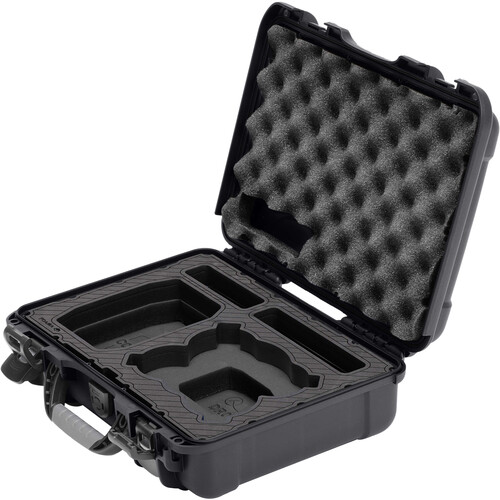 Foama Carry-On Hard Case with Foam Insert for DJI Neo Fly More Combo (Black/Black 8.2L)