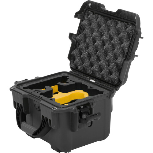 Foama Carry-On Case with Foam Insert for DJI Neo Fly More Combo (Black/Yellow 8.8L)