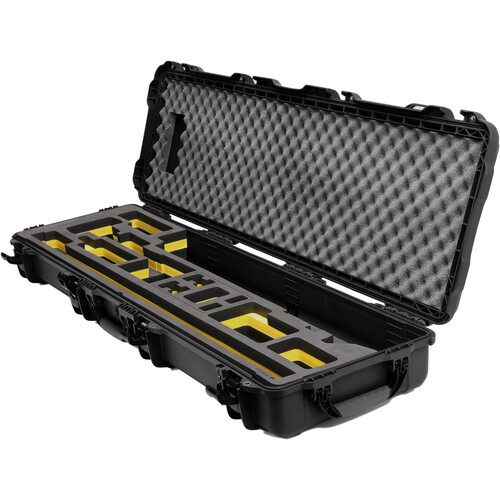 Foama Hard Case with Foam Insert for DJI D-RTK 2 Mobile Station (Black/Yellow 74L)