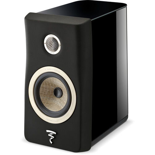 Focal Kanta N 1 Bookshelf Speaker (High-Gloss Black & Black Single)