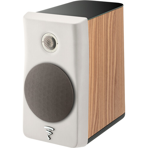 Focal Kanta N 1 Bookshelf Speaker (Matte Walnut & Ivory Single)