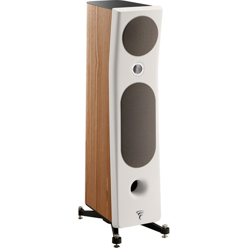 Focal Kanta N 2 Floorstanding Speaker (Matte Walnut & Ivory Single)