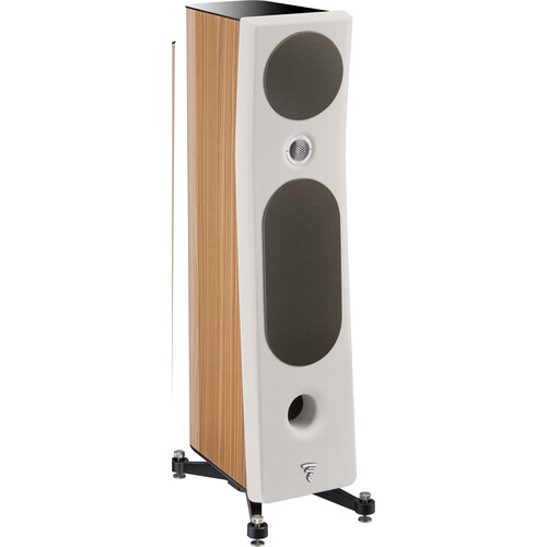 Focal Kanta N 2 Floorstanding Speaker (High-Gloss Walnut & Ivory Single)
