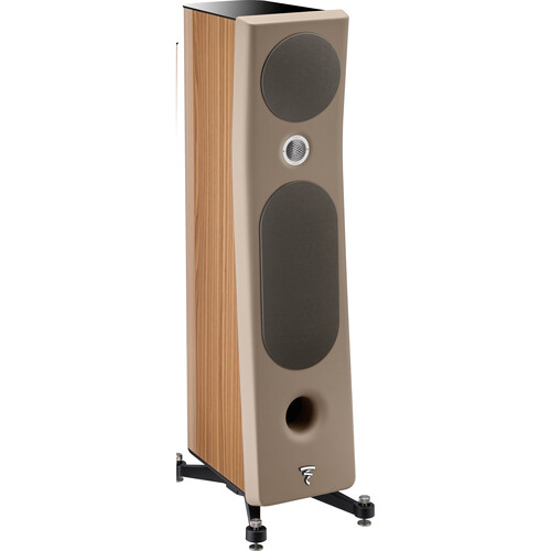 Focal Kanta N 2 Floorstanding Speaker (High-Gloss Walnut & Taupe Single)