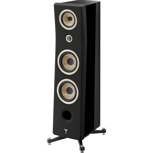 Focal Kanta N 3 Floorstanding Speaker (High-Gloss Black & Black Single)