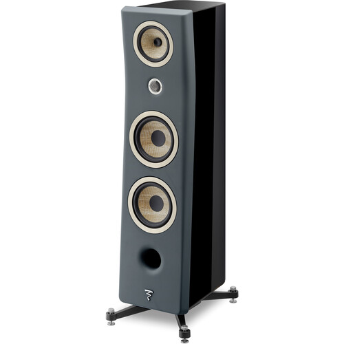 Focal Kanta N 3 Floorstanding Speaker (High-Gloss Black & Dark Gray Single)