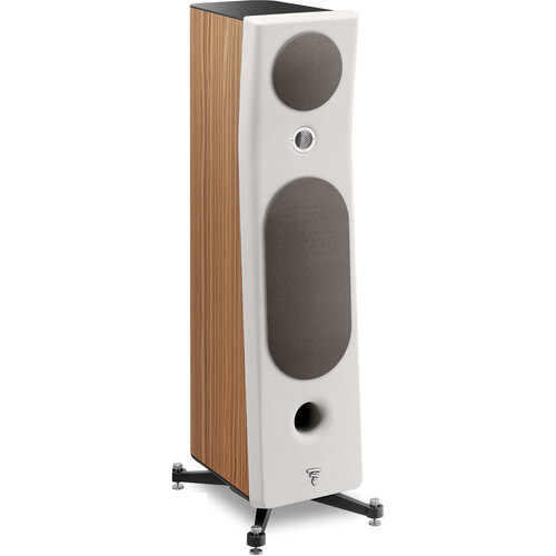 Focal Kanta N 3 Floorstanding Speaker (Matte Walnut & Ivory Single)