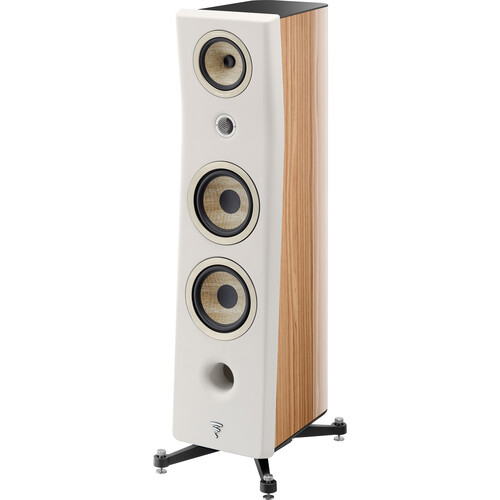 Focal Kanta N 3 Floorstanding Speaker (High-Gloss Walnut & Ivory Single)