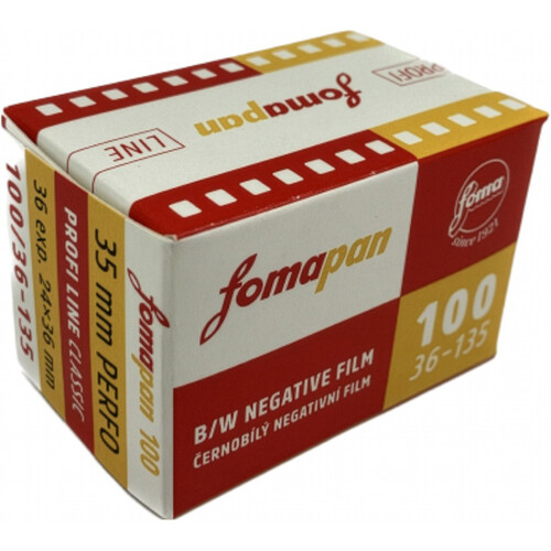 Foma Fomapan 100 Retro Edition Black and White Negative Film (35mm Roll Film 36 Exposures)