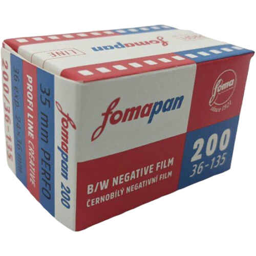 Foma Fomapan 200 Retro Edition Black and White Negative Film (35mm Roll Film 36 Exposures)