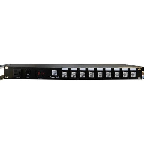 Forecast Consoles 1RU Filler Panel with Power Receptacle