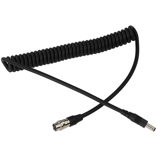 FotodioX B4 6-Pin Hirose to 12V DC Coiled Power Cable (15
