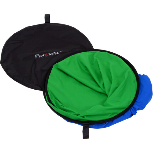 FotodioX 2-in-1 Collapsible Background Panel (5 x 7' Chroma Blue/Green)