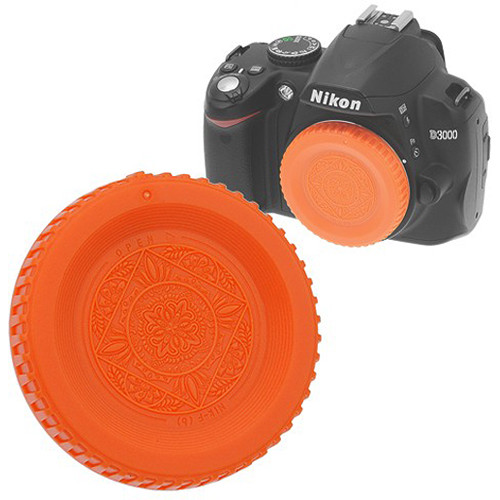 FotodioX Designer Body Cap for Nikon F Mount Cameras (Orange)