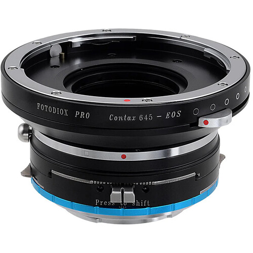 FotodioX Pro Shift Lens Mount Double Adapter (Contax 645/Canon EF to Sony E)