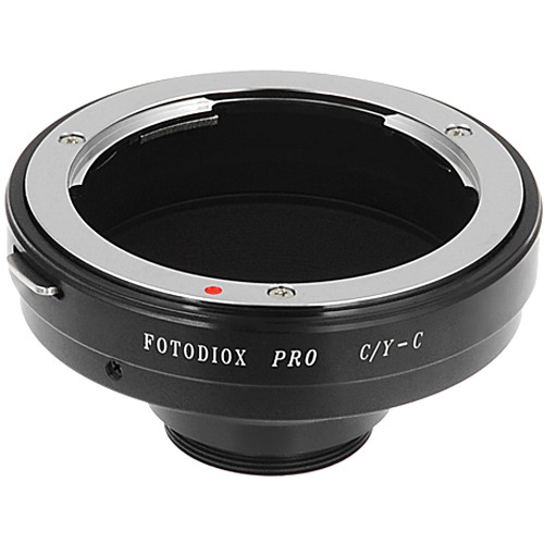 FotodioX Contax/Yashica Pro Lens Adapter with Built-In Aperture Control for C-Mount Cameras
