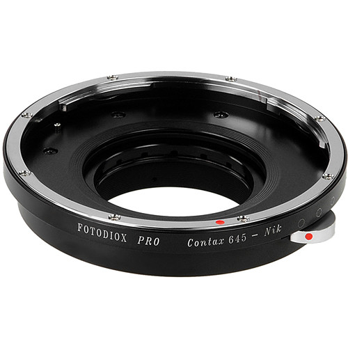 FotodioX Pro Lens Mount Adapter for Contax 645 Lens to Nikon F Mount Camera