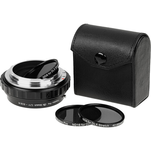 FotodioX DLX Stretch Adapter with ND Filter Set (Contax/Yashica to Canon RF-Mount)