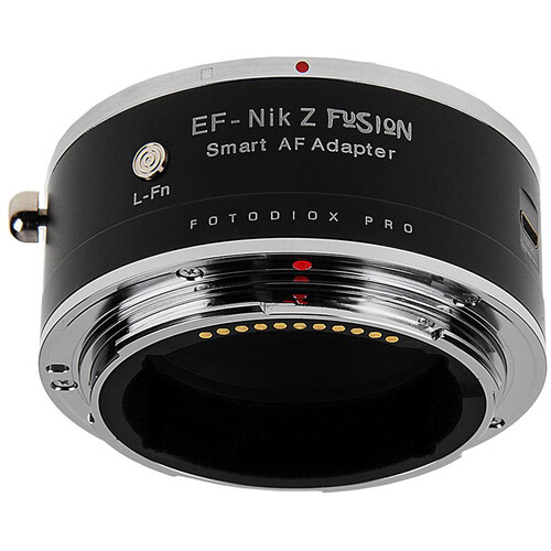 FotodioX Pro Fusion Smart Auto-Focus Adapter for Canon EF- or EF-S-Mount Lens to Nikon Z Camera