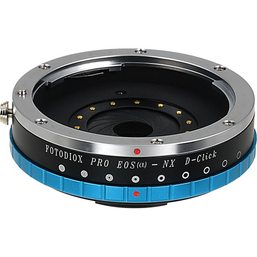 Fotodiox Pro Lens Adapter With De Clicked Iris Eos Nx Pro Iris