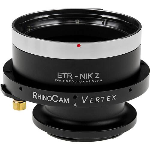 FotodioX RhinoCam Vertex Rotating Stitching Adapter for Bronica ETR Lens to Nikon Z-Mount Camera